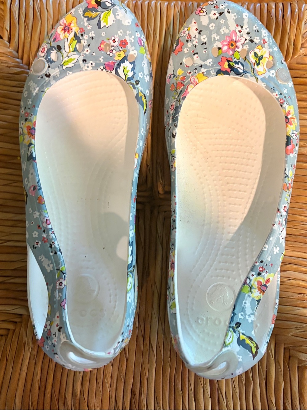 CROCS Floral Kadee Flats